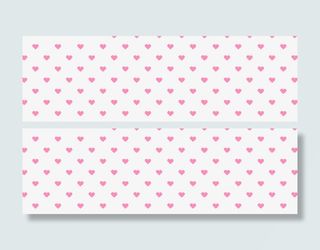 粉色爱心底纹背景