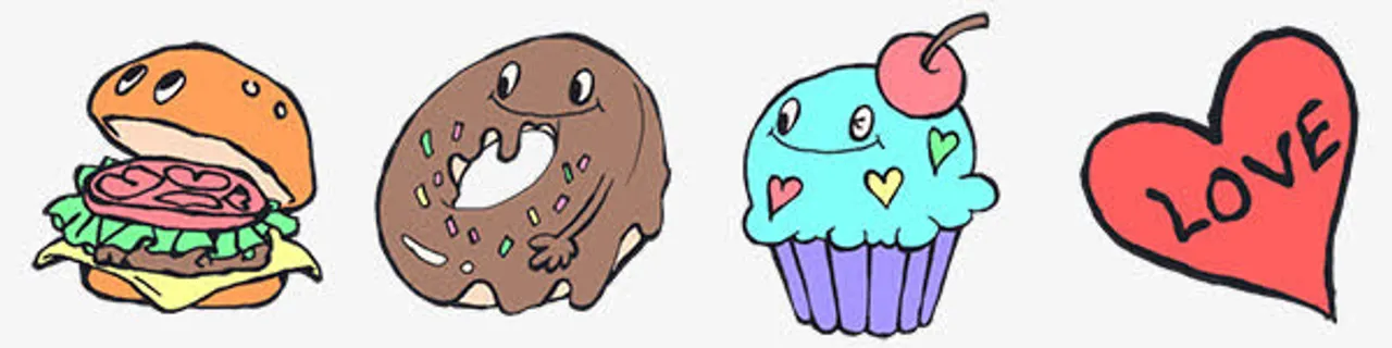 动漫矢量图手绘图片免抠