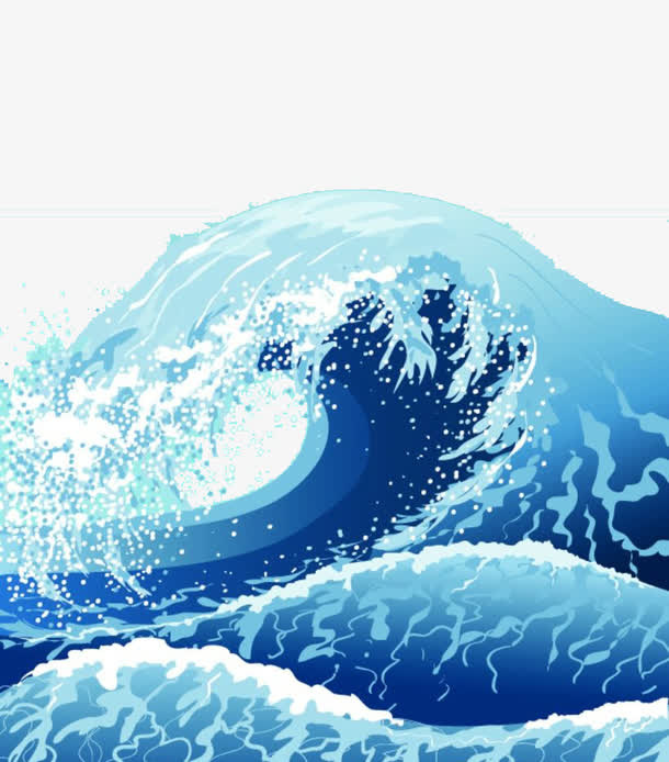 动画波浪免抠