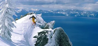 体育运动极限运动滑雪高清