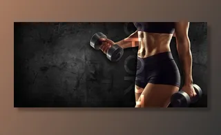 减肥健身运动海报背景高清