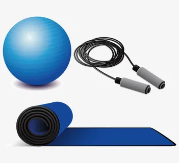 瑜伽器材矢量免抠