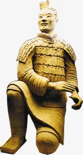 西安兵马俑免抠