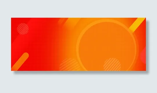 红色渐变色块活动促销免抠