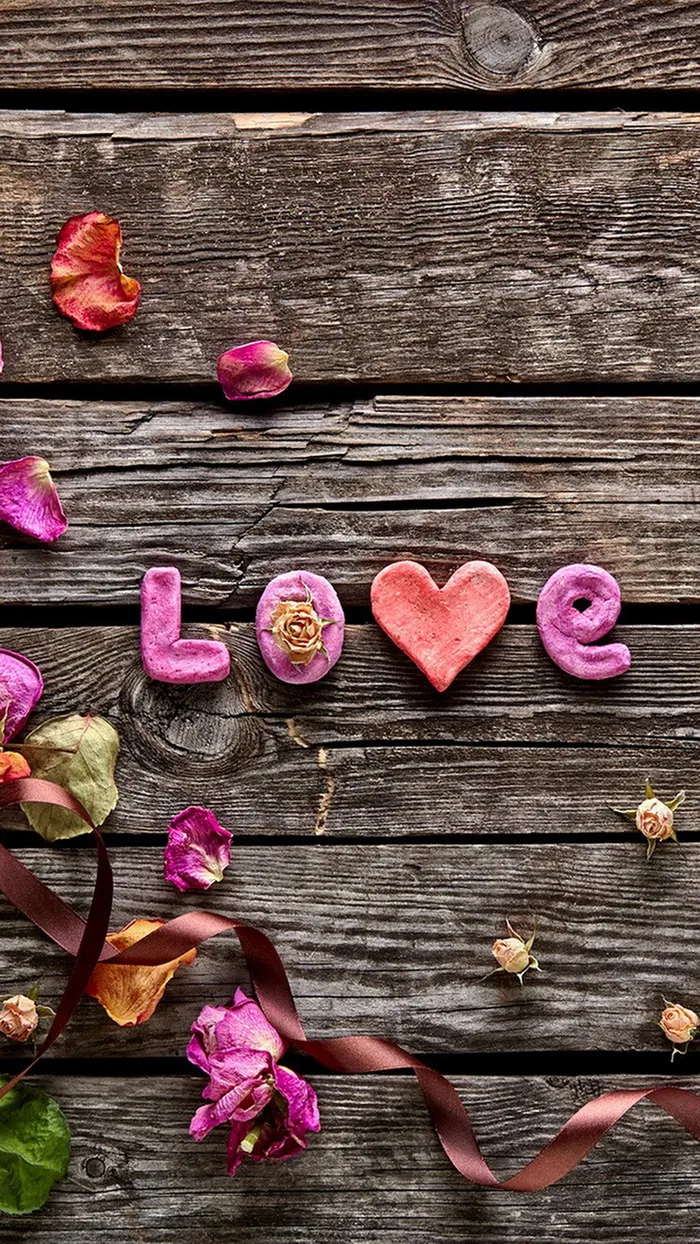 情人节爱心红花H5背景素材高清