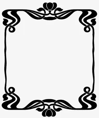 简约边框免抠