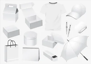 VI元素包装设计图片免抠