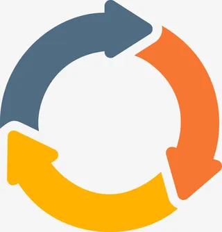 瞬时间旋转箭头免抠