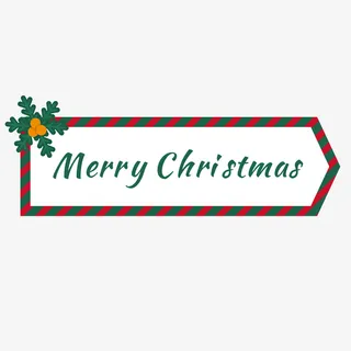 圣诞矢量标签免抠