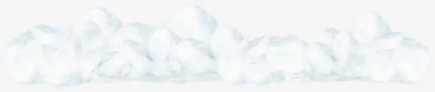白色创意雪堆免抠