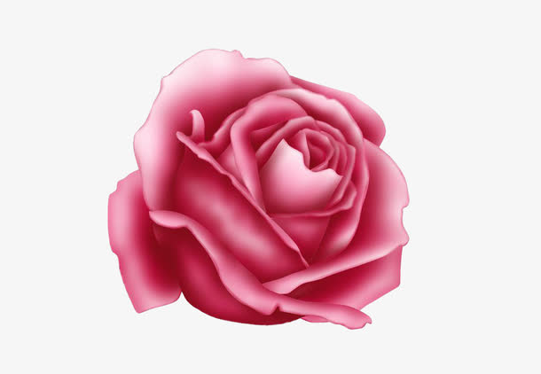 水墨玫瑰花免抠