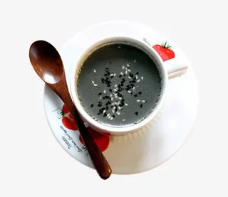 美味的芝麻糊素材图片免抠