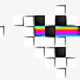 方格背景装饰矢量图