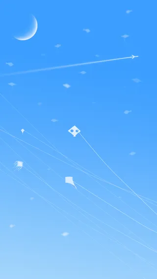 蓝色清新H5背景高清