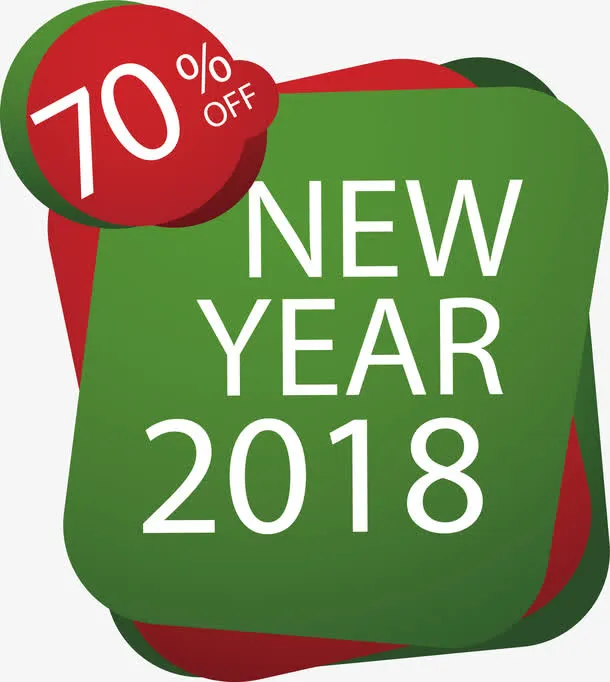 圣诞70%热卖标签免抠