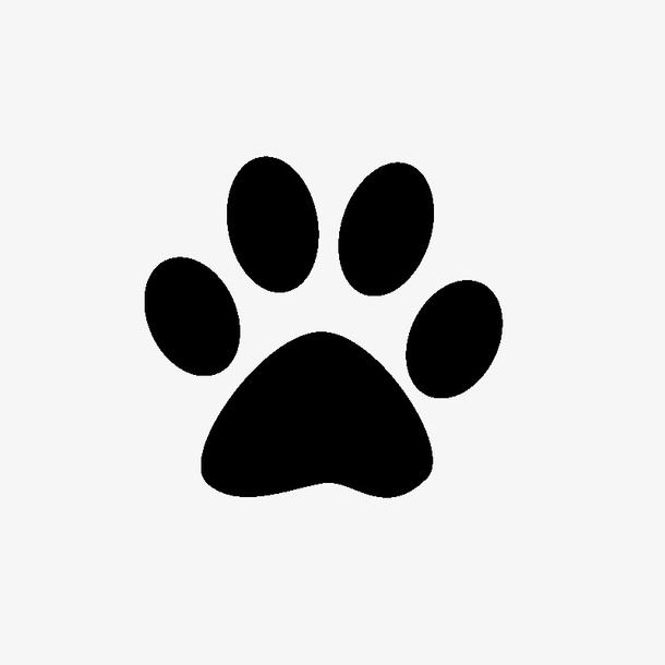 动物爪印免扣素材免抠