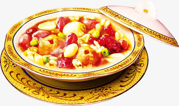 腊八粥元素免抠