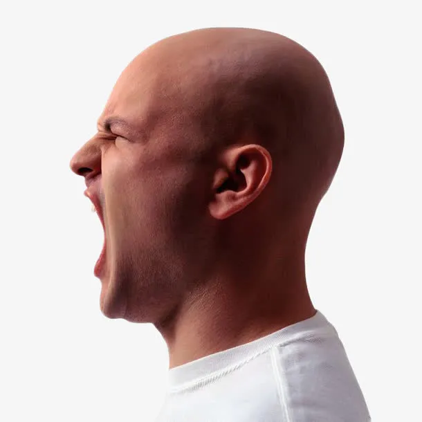 张大嘴巴的男人免抠