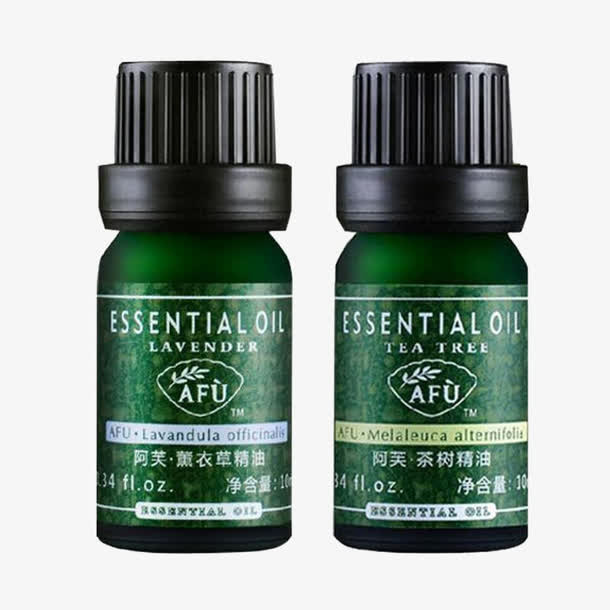 afu薰衣草茶树精油免抠