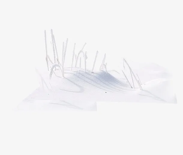 简约冰山雪地免抠