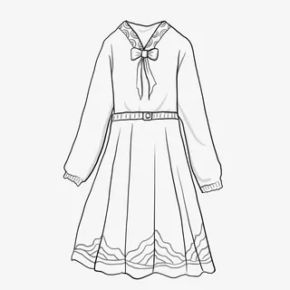 服装衣服女士连衣裙免抠