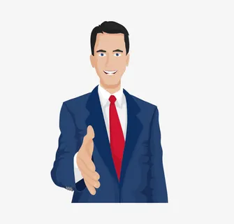 职场彩色干活的人免抠