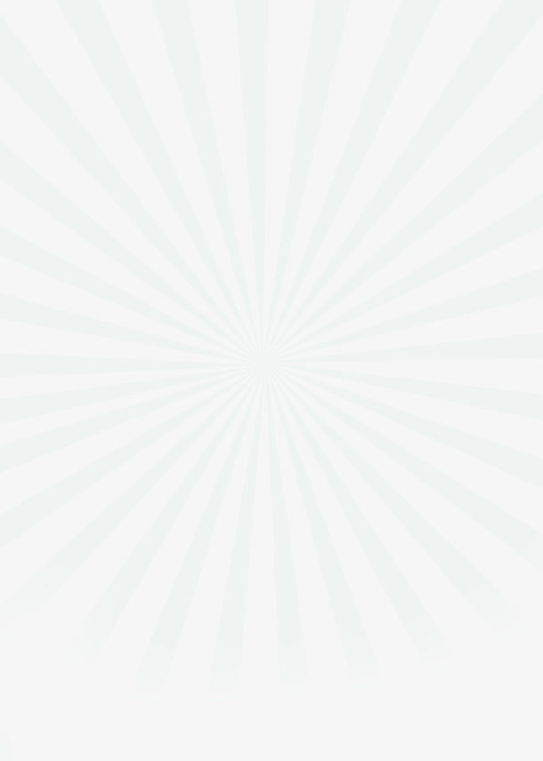 白色放射卡通日光免抠