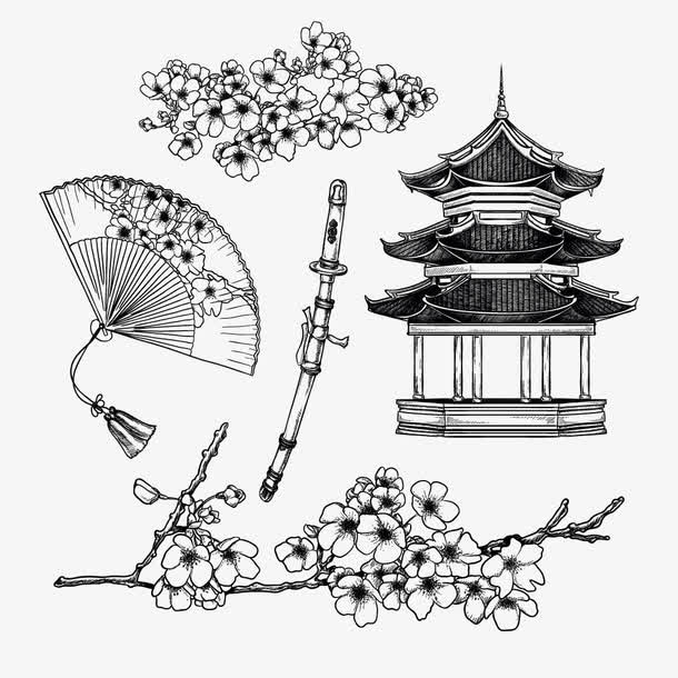 矢量日本风俗免抠