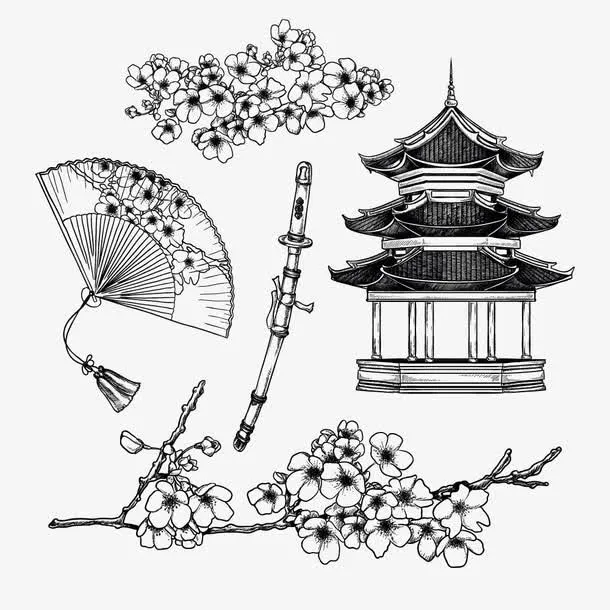 矢量日本风俗免抠