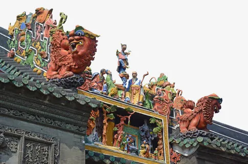 雕塑艺术岭南文化免抠