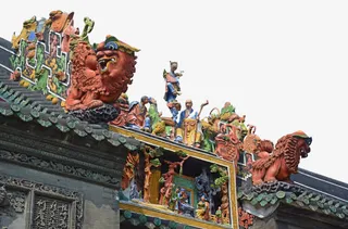 雕塑艺术岭南文化免抠