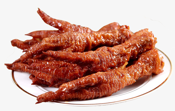虎皮鸡爪食品免抠
