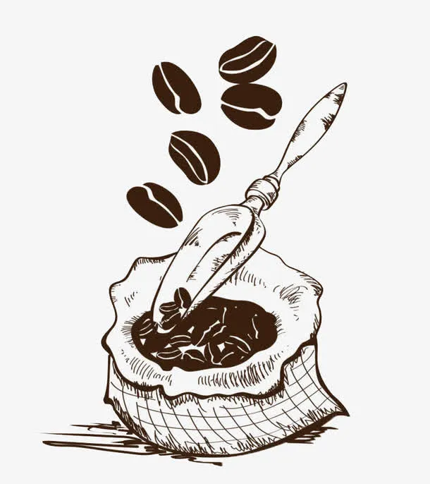 咖啡豆免抠