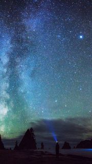 星空特效H5摄影素材高清