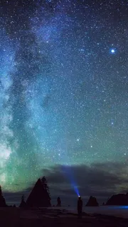 星空特效H5摄影素材高清