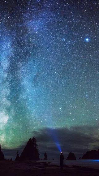 星空特效H5摄影素材高清