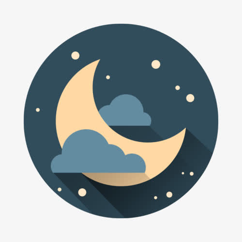 夜晚星空免抠