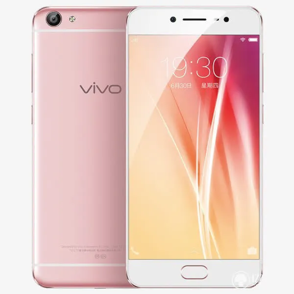 VIVO智能手机粉色模型免抠