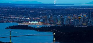 城市大桥夜景淘宝海报背景banner高清