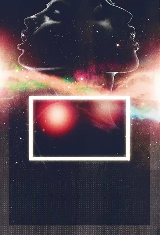 扁平酷炫渐变几何海报高清