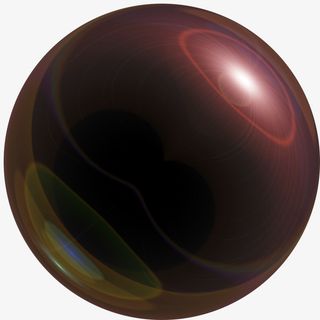 黑色炫光球体免抠