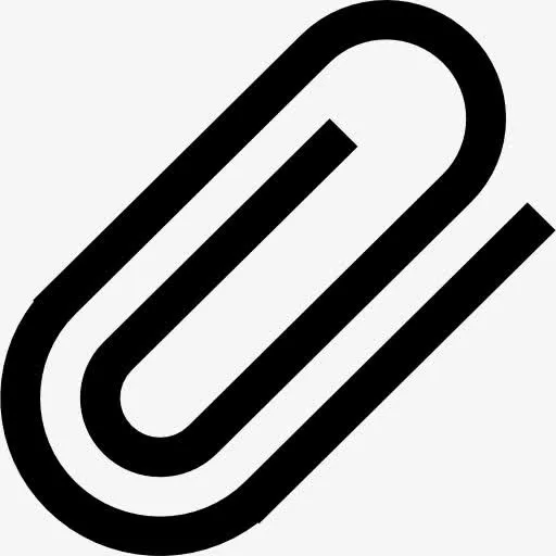 附加接口符号旋转回形针图标免抠