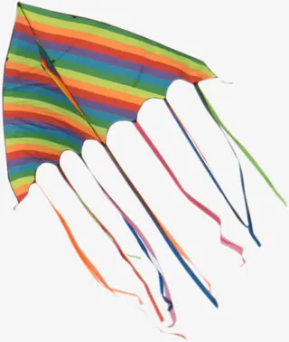 油画创意手绘风筝免抠