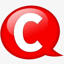 演讲气球红色的speech-balloon-icons免抠