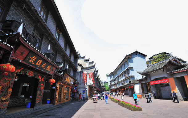凤凰古城街景免抠
