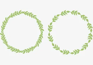 花环花边手绘边框免抠