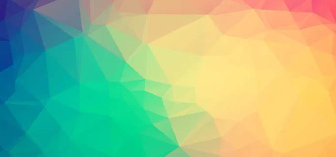 炫彩低多边形背景banner高清