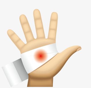 包扎的伤口免抠