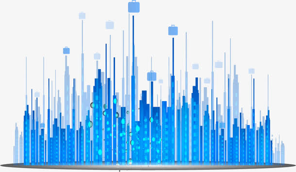 科技城市建筑物免抠
