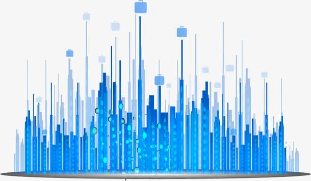 科技城市建筑物免抠